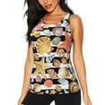 thumbnail image 1 of Fotbe Sea Shell Womens Loose Fit Casual Flowy Slim-Fit Tank Tops Athletic Round Neck Trendy Sleeveless Summer Tops for Gym and Yoga-Small, 1 of 7