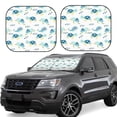 thumbnail image 1 of Fotbe Sea Turtle 2-Piece Car Windshield Sun Shade | Sun Blocker for Car Windshield | Foldable Automotive Interior Accessories for Sun Protection-Small, 1 of 7