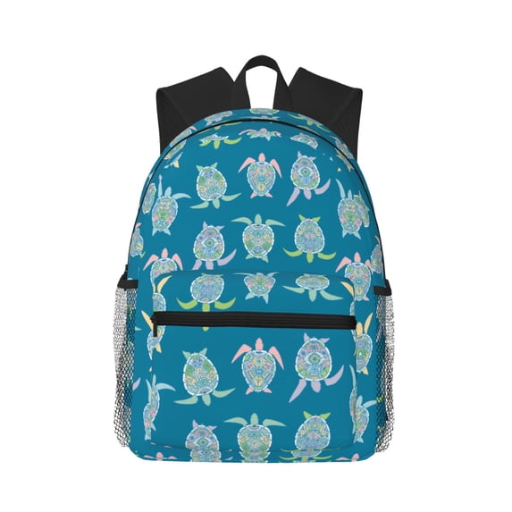 Fotbe Sea Turtle Lightweight Casual Laptop Backpack for Men and Women, Daily use Waterproof backpack, Backpack for College