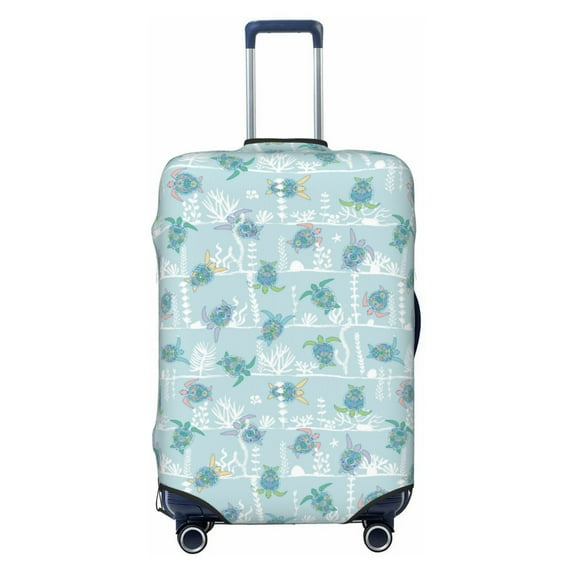 Fotbe Sea Turtle Luggage Cover Protector,Suitcase Protector,Scratch and Dirt Resistant,Fits 18-32 Inch Luggage-X-Large
