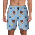 thumbnail image 1 of Fotbe Sea Turtle Men’s Swim Trunks Quick Dry Swim Shorts Board Shorts with Mesh Lining-XX-Large, 1 of 9