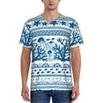 thumbnail image 1 of Fotbe Sea Underwater Jellyfish Baseball Jersey Shirt for Men and Women, Casual Short Sleeves Button Down T-Shirt-Large, 1 of 9