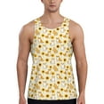 thumbnail image 1 of Fotbe Shiba Inu Dog Pattern Men's Quick Dry Workout Tank Top Gym Muscle Tee Fitness Bodybuilding Sleeveless T Shirt Breathable Workout Shirt-Large, 1 of 9
