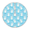 thumbnail image 1 of Fotbe Skating Poodle Fun Pattern Christmas Tree Skirt, Tree Skirts Plush Christmas Decorations, Christmas Tree Skirts Xmas Decorations Holiday Party Decor-48", 1 of 6