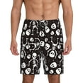 thumbnail image 1 of Fotbe Skeleton Pajama Shorts for Men, Men's Pajama Bottoms, Sleepwear,Short Pajama Pants-3X-Large, 1 of 9