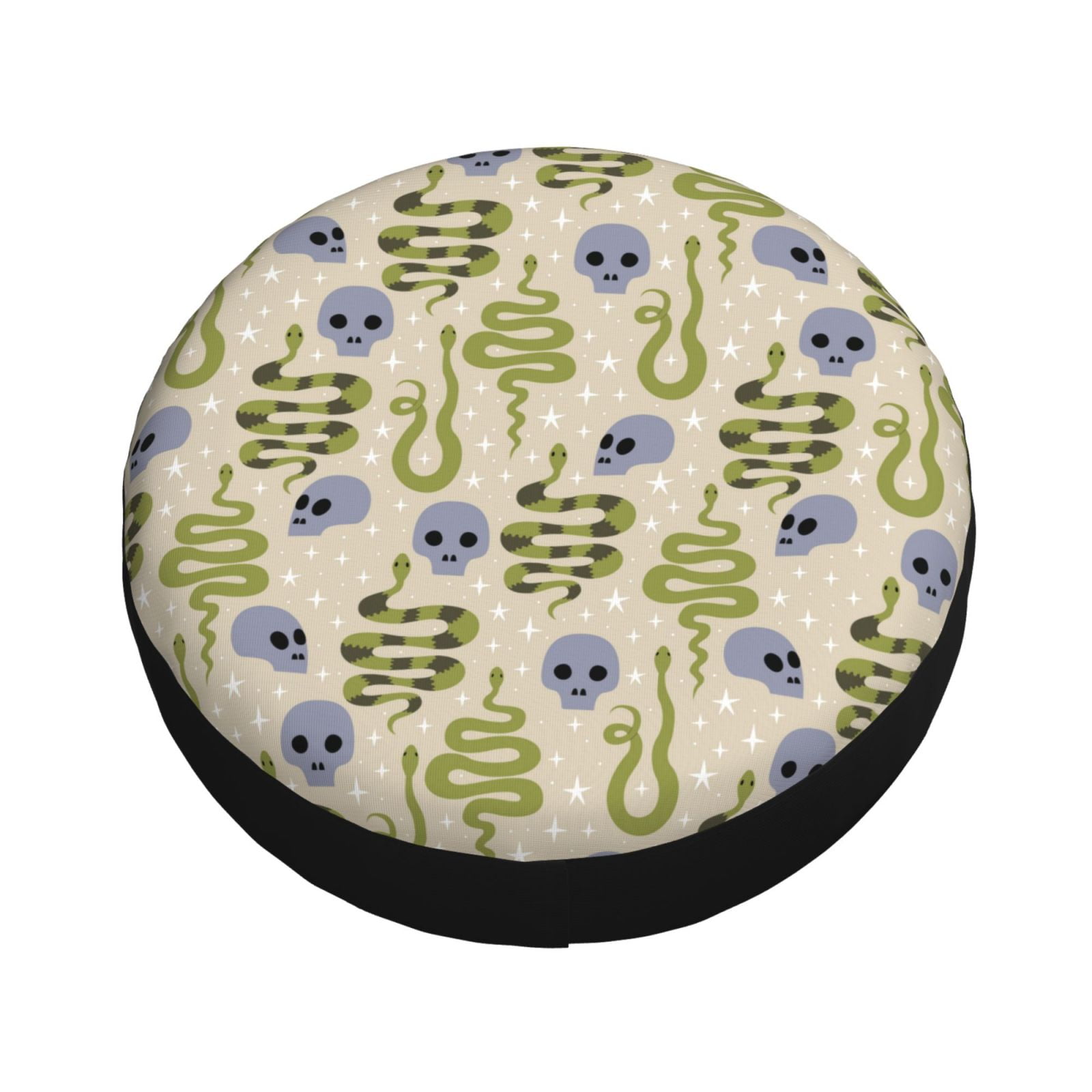 Fotbe Skull Snake Spare Tire Cover Thickening Universal Fit for Jeep