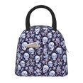 thumbnail image 1 of Fotbe Skull flower crystal Pattern Lunch Bag, Insulated Lunch Box, Small Leakproof Cooler Food Lunch Containers Reusable High Capacity Lunch Tote Bags for Work, Travel, Outdoor, 1 of 6