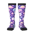 thumbnail image 1 of Fotbe Skull mushroom colorful print Women's Men's Novelty Crew Socks Cotton Socks Knee High Socks for Walking,Running,Nurses,Pregnancy, 1 of 8