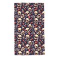 thumbnail image 1 of Fotbe Skull record rock Pattern Premium Towels , (27.5x16in) Lightweight and Highly Absorbent Quick Drying Microfiber Towel, Perfect for Daily Use, 1 of 6