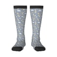 thumbnail image 1 of Fotbe Sleep Rabbit print Women's Men's Novelty Crew Socks Cotton Socks Knee High Socks for Walking,Running,Nurses,Pregnancy, 1 of 9