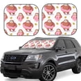 thumbnail image 1 of Fotbe Sloth with Donuts1 2-Piece Car Windshield Sun Shade | Sun Blocker for Car Windshield | Foldable Automotive Interior Accessories for Sun Protection-Small, 1 of 7
