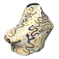 thumbnail image 1 of Fotbe Snake And Floral Pattern Car Seat Covers for Babies, Nursing Breastfeeding Cover Infant Carseat Canopy, Soft Stretchy Carrier Cover, 1 of 9