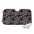 thumbnail image 1 of Fotbe Snake And Flower Car Windshield Sunshade | Sun Visor Protector Front Window Shade, Keeps Out UV Rays, Keeps Your Vehicle Cool-, 1 of 7