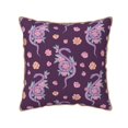 thumbnail image 1 of Fotbe Snake And Flower Pattern Velvet Decorative Throw Pillow Covers with Elegant Piping, Soft Plush Cushion Cover for Sofa, Bed, Car, Office-20"x20", 1 of 8