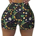 thumbnail image 1 of Fotbe Snake And Flower Seamless Shorts, Womens Workout Shorts High Waist Stretch Booty Short for Gym/Yoga/Running/Biking-Small, 1 of 9