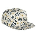 thumbnail image 1 of Fotbe Snake Flat Bill Visor Cap Classic Snapback Hat Polyester Foam Trucker Hat Trucker Cap Adjustable Baseball Cap, 1 of 9