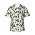 thumbnail image 1 of Fotbe Snake Hawaiian Shirt for Men Unisex Summer Beach Casual Short Sleeve Cotton Linen Button Down Shirts-3X-Large, 1 of 5