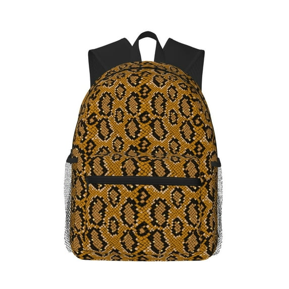 Fotbe Snake Skin Lightweight Casual Laptop Backpack for Men and Women, Daily use Waterproof backpack, Backpack for College
