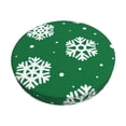 thumbnail image 1 of Fotbe Snowflake Stool Covers Round,Waterproof Round Bar Stool Covers Bar Chair Covers Washable Stool Cushion Slipcover for 12-14 Inch Chair-13 inch, 1 of 7