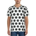 thumbnail image 1 of Fotbe Soccer Baseball Jersey Shirt for Men and Women, Casual Short Sleeves Button Down T-Shirt-3X-Large, 1 of 9