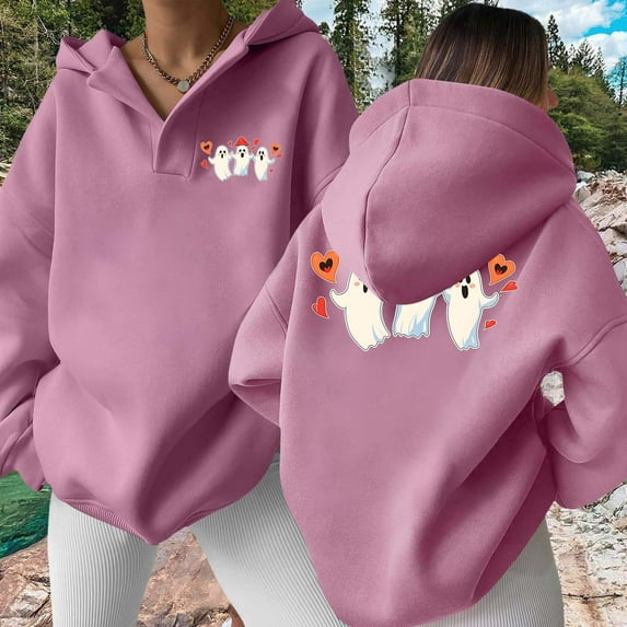 And Winter Fashion Pattern Printed Women's Hooded Sweatshirt Without Pockets Womens Sweatshirts Sweatshirts Women Hoodie Pullover Long Fall Hoodie Women Casual Comfy Hoodie Women Pullover Sweatshirt