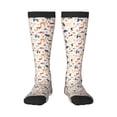 thumbnail image 1 of Fotbe South American Animals print Women's Men's Novelty Crew Socks Cotton Socks Knee High Socks for Walking,Running,Nurses,Pregnancy, 1 of 8