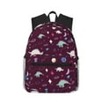 thumbnail image 1 of Fotbe Space Dinosaur Lightweight Casual Laptop Backpack for Men and Women, Daily use Waterproof backpack, Backpack for College, 1 of 8