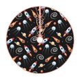 thumbnail image 1 of Fotbe Space Rocket Pattern Christmas Tree Skirt, Tree Skirts Plush Christmas Decorations, Christmas Tree Skirts Xmas Decorations Holiday Party Decor-30", 1 of 6