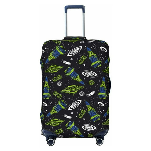 Fotbe Space Rockets Luggage Cover Protector,Suitcase Protector,Scratch and Dirt Resistant,Fits 18-32 Inch Luggage-Large