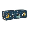 thumbnail image 1 of Fotbe Space Sleeping Panda Pattern Leather Pencil Case, Pencil Pouch with Durable Zipper, Compact and Stylish Organizer for Stationery, Art Supplies, Travel Essentials, 1 of 7