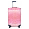 thumbnail image 1 of Fotbe Sparkly Pink Glitter Luggage Cover Protector,Suitcase Protector,Scratch and Dirt Resistant,Fits 18-32 Inch Luggage-Small, 1 of 9