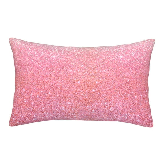 Fotbe Sparkly Pink Glitter Pillow Cases - Envelope Closure - Luxury, Extra Soft, Cooling Pillow Covers - Wrinkle, Fade, Stain Resistant-20"x30"