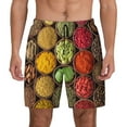 thumbnail image 1 of Fotbe Spices And Herbs Men’s Swim Trunks Quick Dry Swim Shorts Board Shorts with Mesh Lining-Large, 1 of 9