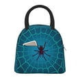 thumbnail image 1 of Fotbe Spider And Cobweb Pattern Lunch Bag, Insulated Lunch Box, Small Leakproof Cooler Food Lunch Containers Reusable High Capacity Lunch Tote Bags for Work, Travel, Outdoor, 1 of 6