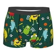 thumbnail image 1 of Fotbe Sport Monster Men’s Total Support Pouch Boxer Briefs, X-Temp Cooling, Moisture-Wicking Underwear, Regular, Long-leg and Trunk-Large, 1 of 9