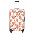 thumbnail image 1 of Fotbe Squirrel And Maple Leaf Luggage Cover Protector,Suitcase Protector,Scratch and Dirt Resistant,Fits 18-32 Inch Luggage-Small, 1 of 9