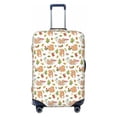 thumbnail image 1 of Fotbe Squirrel And Mushroom Luggage Cover Protector,Suitcase Protector,Scratch and Dirt Resistant,Fits 18-32 Inch Luggage(without luggage)-, 1 of 9