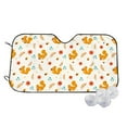 thumbnail image 1 of Fotbe Squirrel Maple Leaves And Nuts Car Windshield Sunshade | Sun Visor Protector Front Window Shade, Keeps Out UV Rays, Keeps Your Vehicle Cool-, 1 of 7