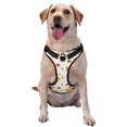 thumbnail image 1 of Fotbe Squirrel Maple Leaves And Nuts Pattern Dog Harness, No-Pull Pet Harness with 2 Leash Clips, Adjustable Soft Padded Dog Vest with Easy Control Handle for Large Dogs-Medium, 1 of 6