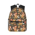 thumbnail image 1 of Fotbe Squirrel Mushroom Yellow Flower Lightweight Casual Laptop Backpack for Men and Women, Daily use Waterproof backpack, Backpack for College, 1 of 7