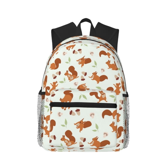 Fotbe Squirrel Playing Lightweight Casual Laptop Backpack for Men and Women, Daily use Waterproof backpack, Backpack for College
