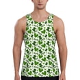 thumbnail image 1 of Fotbe St. Patrick's Day Pattern Men's Quick Dry Workout Tank Top Gym Muscle Tee Fitness Bodybuilding Sleeveless T Shirt Breathable Workout Shirt-Medium, 1 of 7