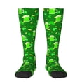 thumbnail image 1 of Fotbe St Patrick's Day2 print Women's Men's Novelty Crew Socks Cotton Socks Knee High Socks for Walking,Running,Nurses,Pregnancy, 1 of 9