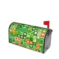 thumbnail image 1 of Fotbe St Patrick's Day6 Mailbox Covers Post Letter Box Cover Garden Decor Standard Size-25.5x21 in, 1 of 9