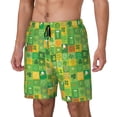 thumbnail image 1 of Fotbe St. Patrick's day Men’s Swim Trunks Quick Dry Swim Shorts Board Shorts with Mesh Lining-Medium, 1 of 6