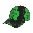 thumbnail image 1 of Fotbe St Patrick's day Pattern Baseball Cap, Adjustable Snapback Hats, Outdoor Baseball Hat for Men and Women Cotton Soft, 1 of 6
