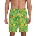 thumbnail image 1 of Fotbe St. Patrick's day Pattern Pajama Shorts for Men, Men's Pajama Bottoms, Sleepwear,Short Pajama Pants-3X-Large, 1 of 6