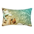 thumbnail image 1 of Fotbe Starfish And Seashell Pillow Cases - Envelope Closure - Luxury, Extra Soft, Cooling Pillow Covers - Wrinkle, Fade, Stain Resistant-16"x24", 1 of 8