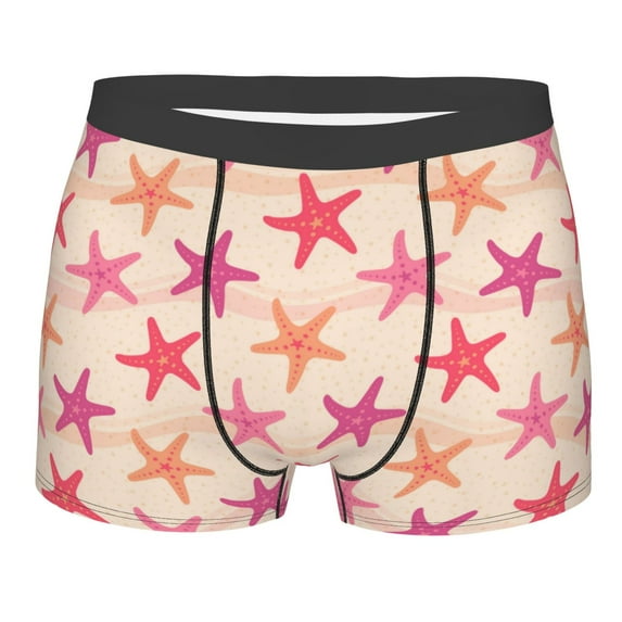Fotbe Starfish Men’s Total Support Pouch Boxer Briefs, X-Temp Cooling, Moisture-Wicking Underwear, Regular, Long-leg and Trunk-XX-Large