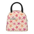 thumbnail image 1 of Fotbe Starfish Pattern Lunch Bag, Insulated Lunch Box, Small Leakproof Cooler Food Lunch Containers Reusable High Capacity Lunch Tote Bags for Work, Travel, Outdoor, 1 of 1